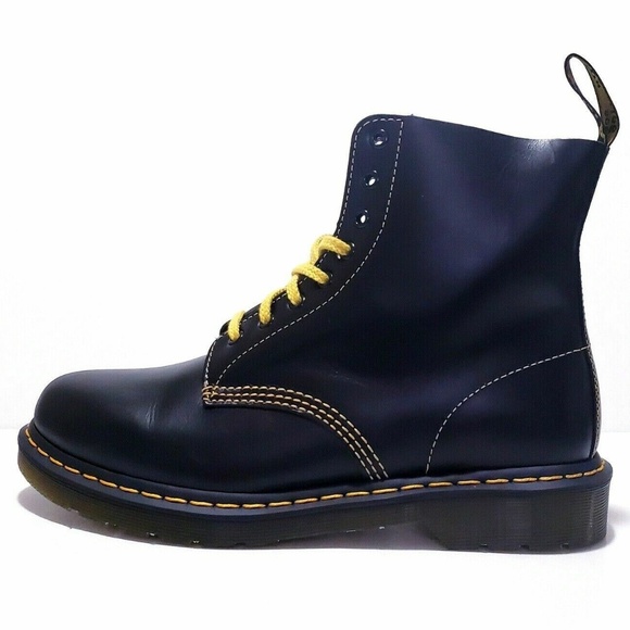 Martens 1460 Pascal Mens Size Womens Black 8-Eye Smooth